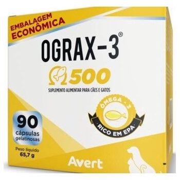 Ograx-3 500mg Cápsulas 90 Unidades - Avert