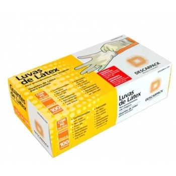 Luva Procedimento Látex Com Pó Tamanho G 100UN