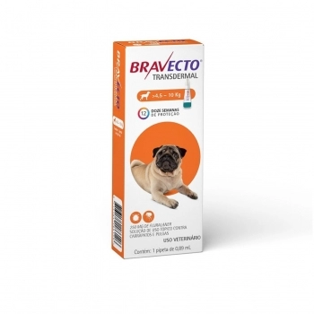 BRAVECTO TRANSDERMAL CAES 250MG 1X1DS 15