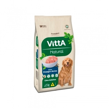 Ração PremieR Vitta Natural Cães Adultos Frango e Cereais 15kg