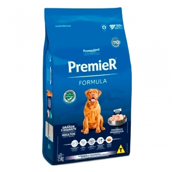 Ração PremieR Fórmula para Cães Adultos de Raças Grandes Frango 15Kg