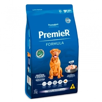 Ração PremieR Fórmula para Cães Adultos de Raças Grandes Frango 20Kg