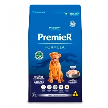 Ração PremieR Fórmula para Cães Adultos de Raças Grandes Frango 20Kg