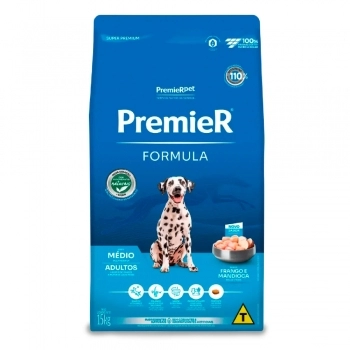 Ração PremieR Fórmula para Cães Adultos de Raças Médias Frango 15Kg