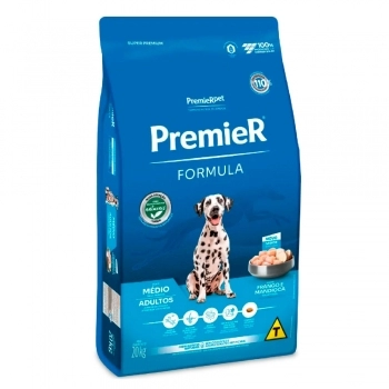 Ração PremieR Fórmula para Cães Adultos de Raças Médias Frango 20Kg
