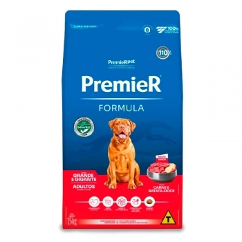 Ração PremieR para Cães Adultos de Raças Grandes Carne 15kg