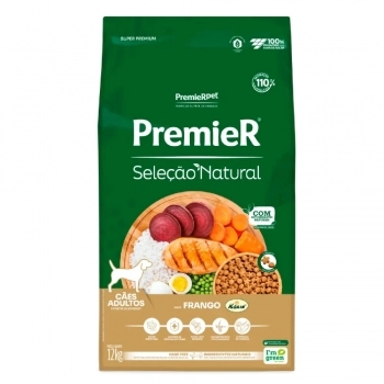 Ração PremieR Seleção Natural para Cães Adultos Frango 12Kg