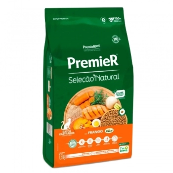 Ração PremieR Seleção Natural para Gatos Castrados Frango Korin 7,5Kg
