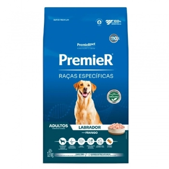Ração PremieR Raças Específicas Labrador para Cães Adultos Frango 12kg