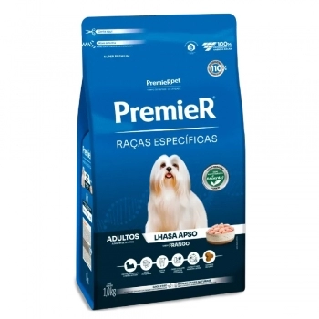 Ração PremieR Raças Específicas Lhasa Apso para Cães Adultos Frango 1Kg