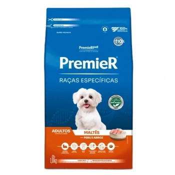 Ração PremieR Raças Específicas Maltês para Cães Adultos Peru e Arroz 1Kg