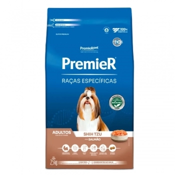 Ração PremieR Raças Específicas Shih Tzu para Cães Adultos Salmão 2,5Kg