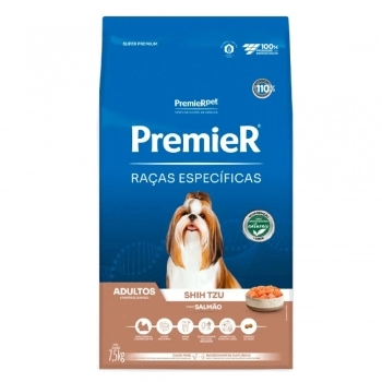 Ração PremieR Raças Específicas Shih Tzu para Cães Adultos Salmão 7,5Kg