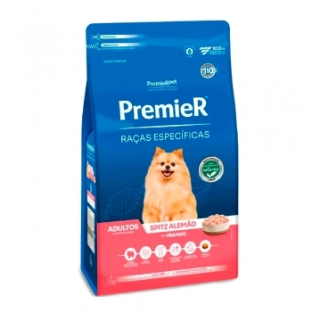 Ração PremieR Raças Específicas Spitz Alemão para Cães Adultos Frango 1Kg