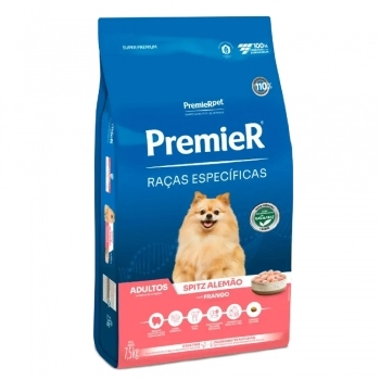 Ração PremieR Raças Específicas Spitz Alemão para Cães Adultos Frango 7,5Kg