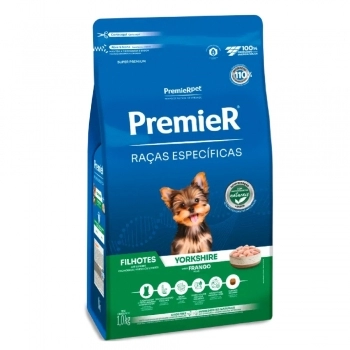Ração PremieR Raças Específicas Yorkshire para Cães Filhotes Frango 1Kg