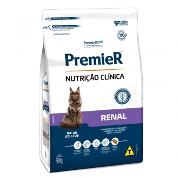 Ração PremieR Renal Nutrição Clínica para Gatos Adultos 500g