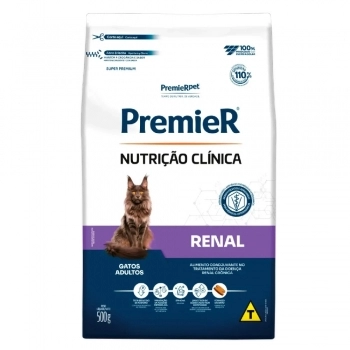Ração PremieR Renal Nutrição Clínica para Gatos Adultos 500g