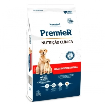 Ração PremieR Nutrição Clínica Gastrointestinal para Cães de Médio e Grande Porte 10,1kg