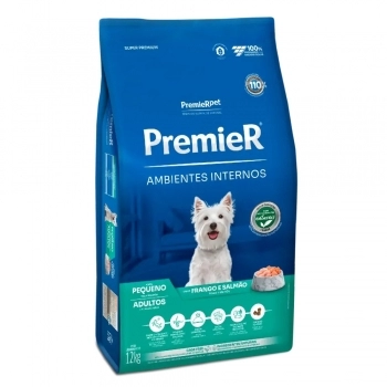 Ração PremieR Ambientes Internos para Cães Adultos Frango e Salmão 12Kg