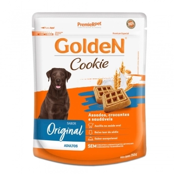 Biscoito GoldeN Cookie Para Cães Adultos Original 350g