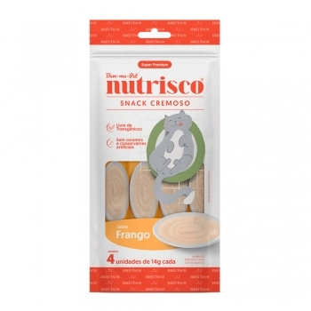 Snack Cremoso Nutrisco Frango para Gatos 56g
