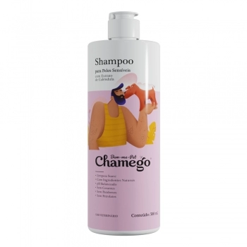 Shampoo Chamego Pele Sensível - 500ML - Bem-me-Pet