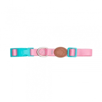 Coleira Tutelo Rosa - PP - Bem-me-Pet