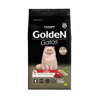 Ração Golden para Gatos Adultos Carne 10,1Kg