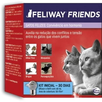 Feromônio Feliway Friends Difusor + Refil 48 mL - Ceva