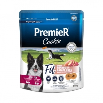 Biscoito PremieR Cookie Fit para Cães Adultos Frango com Batata Doce 250g
