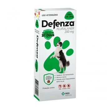 Antipulgas e Carrapatos Defenza MSD para Cães 10 a 20 Kg - 200mg