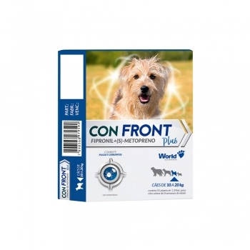 Antipulgas e Carrapatos ConFront Plus para Cães de 10 a 20 Kg