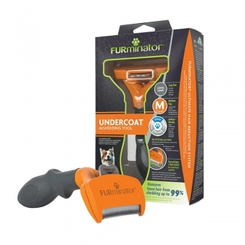 Escova Furminator New Para Caes De Pelo Longo - M