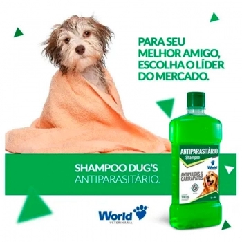 Shampoo Antiparasitário Dug's para Cães 500ml