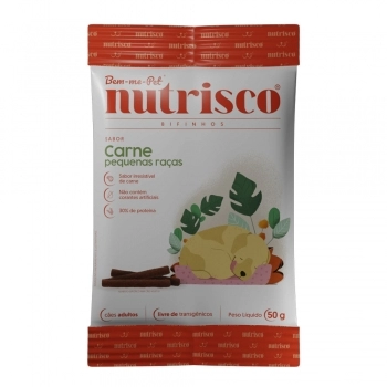 Bifinho Nutrisco Carne para Cães Raças Pequenas 50g