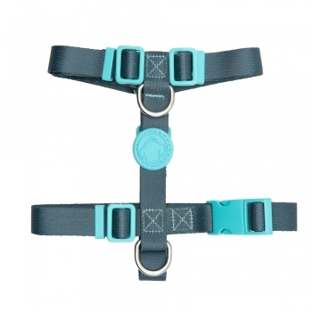 Peitoral Tutelo Cinza Chumbo - P - Bem-me-Pet