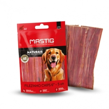 Petisco Natural Mastig Filézinho Chips 6" para Cães