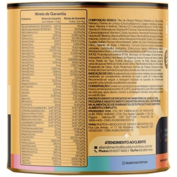 Suplemento Alimentar Buddy Nutrition Pele e Pelagem Intestinal para Cães