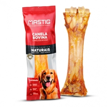 Canela Bovina Mastig para Cães Porte Pequeno e Médio Sabor Natural