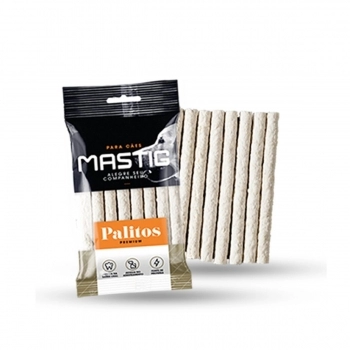 Petisco Mastig Palito Rígido 10mm para Cães Natural 8 un.
