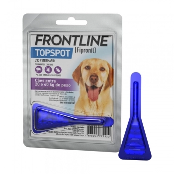 Antipulgas e Carrapatos Frontline Topspot para Cães de 20 a 40kg 2,68 ml