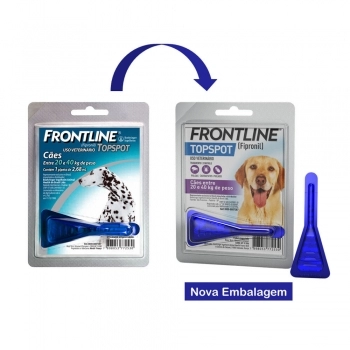 Antipulgas e Carrapatos Frontline Topspot para Cães de 20 a 40kg 2,68 ml