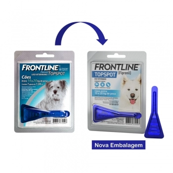 Antipulgas e Carrapatos Frontline Topspot para Cães de 10 a 20kg 1,34 ml