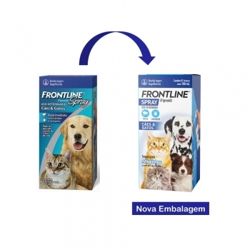 Antipulgas e Carrapatos Frontline Spray Cães e Gatos 100 ml
