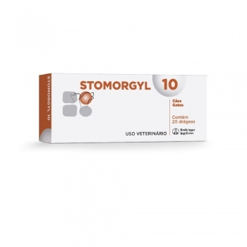 Stomorgyl 10 Antibiótico para Cães e Gatos 20 Comprimidos