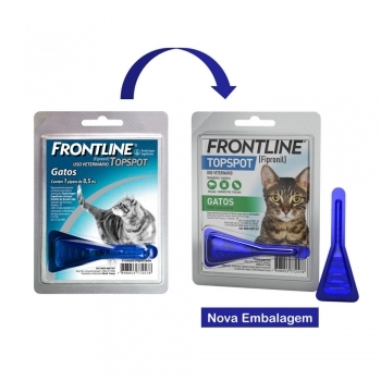 Antipulgas e Carrapatos Frontline Topspot para Gatos 0,5ml