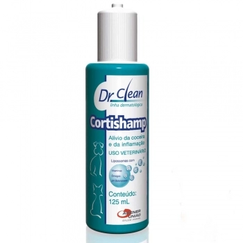 Shampoo Agener União Cortishamp Dr. Clean para Cães e Gatos 125ml