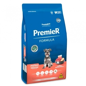 Ração Premier Formula Cães Adultos Raças Pequenas Carne e Batata Doce 2,5 kg