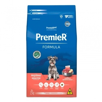 Ração Premier Formula Cães Adultos Raças Pequenas Carne e Batata Doce 2,5 kg